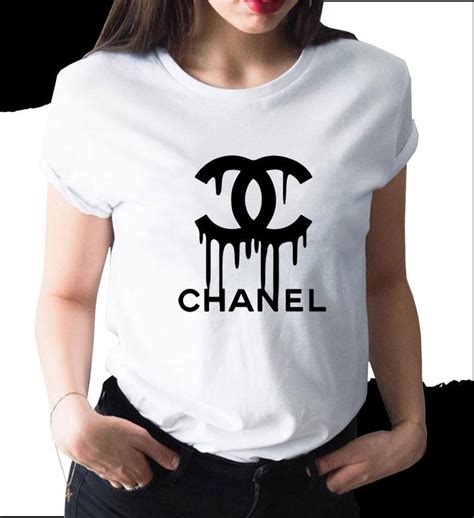 where to buy chanel logo t shirt|embellished chanel t shirt.